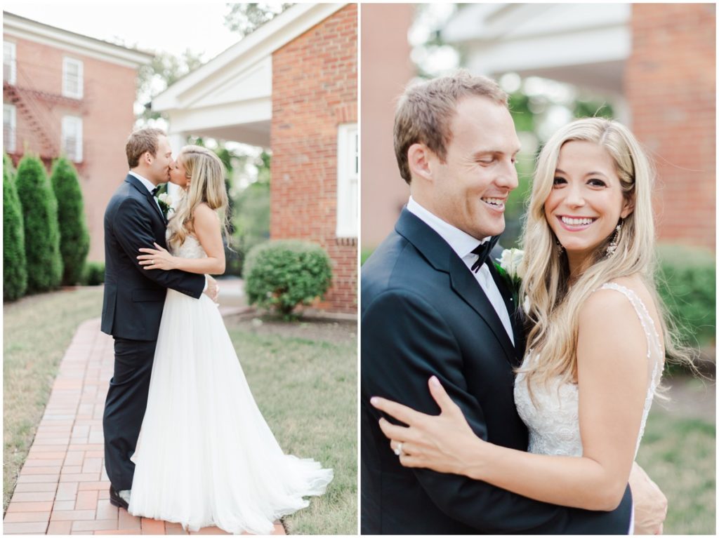 Wedding photography portraits of a bride and groom in Akron, Ohio 