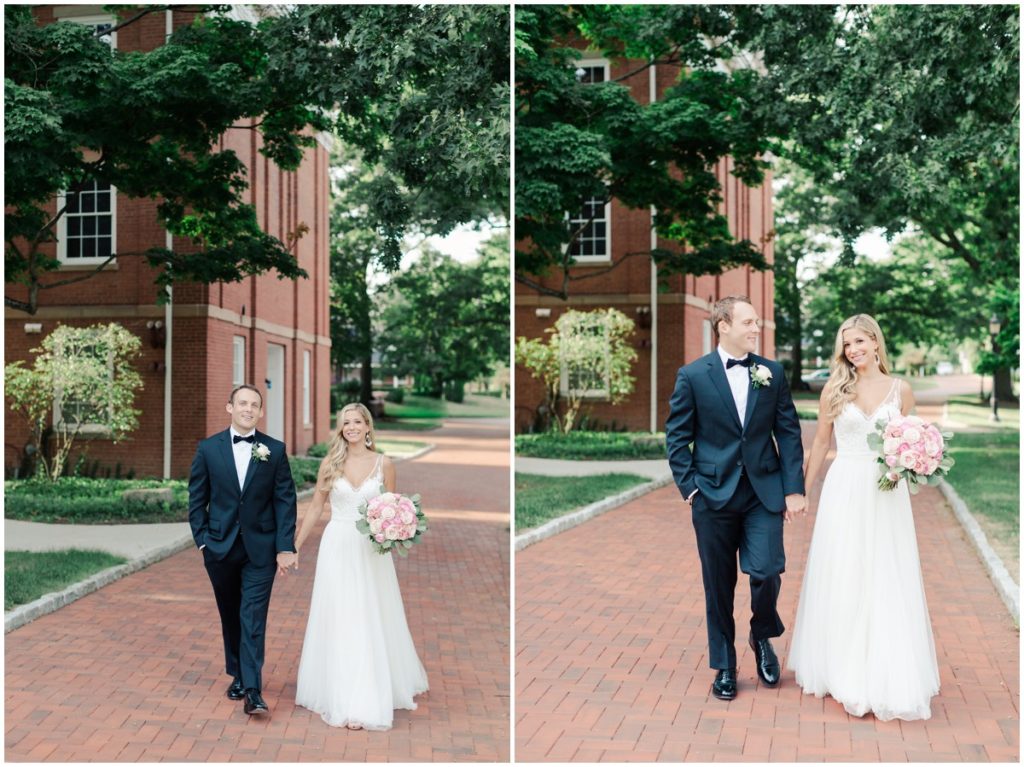 Wedding photography portraits of a bride and groom in Akron, Ohio 