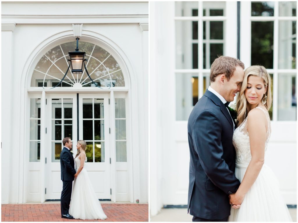 Wedding photography portraits of a bride and groom in Akron, Ohio 