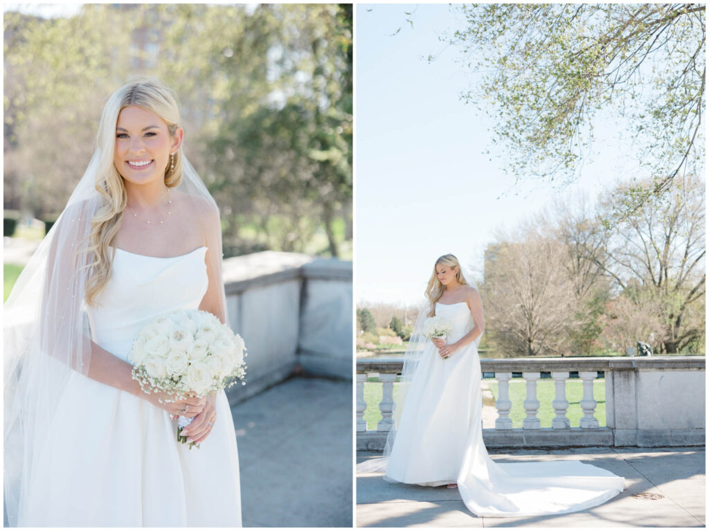Bridal portraits at the Cleveland Museum of Art